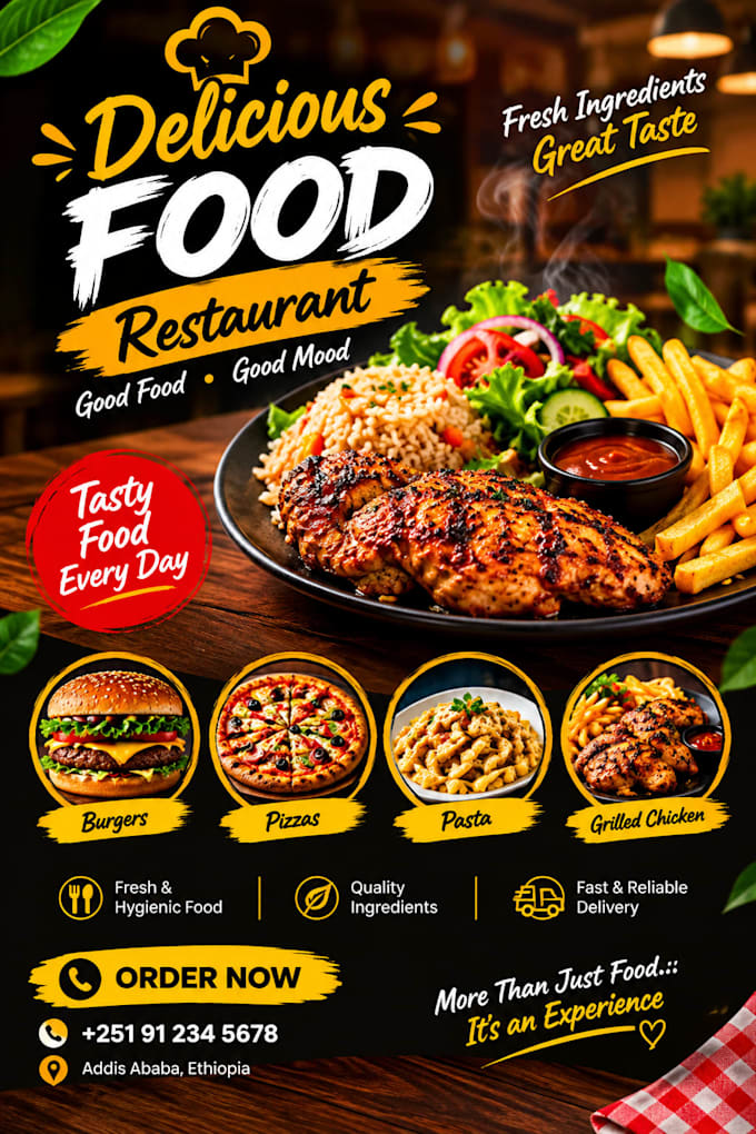 design a professional business poster