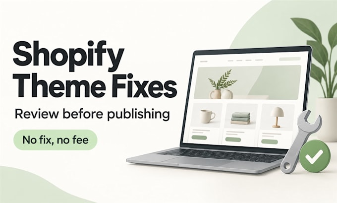 fix small shopify theme and settings issues