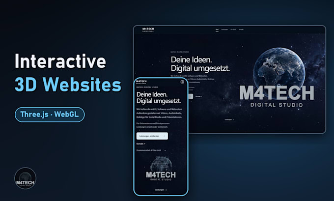 build interactive 3d websites and landing pages with threejs and webgl