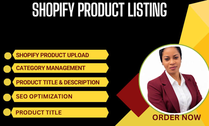 do shopify product upload and product listing