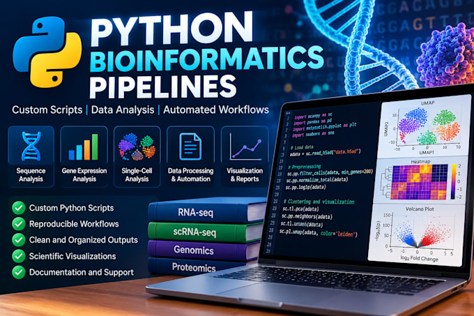 build python bioinformatics pipelines for genomics and biological data