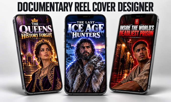 design documentary reel covers that get high ctr
