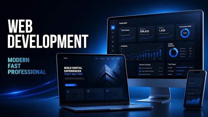 create a custom website or web application