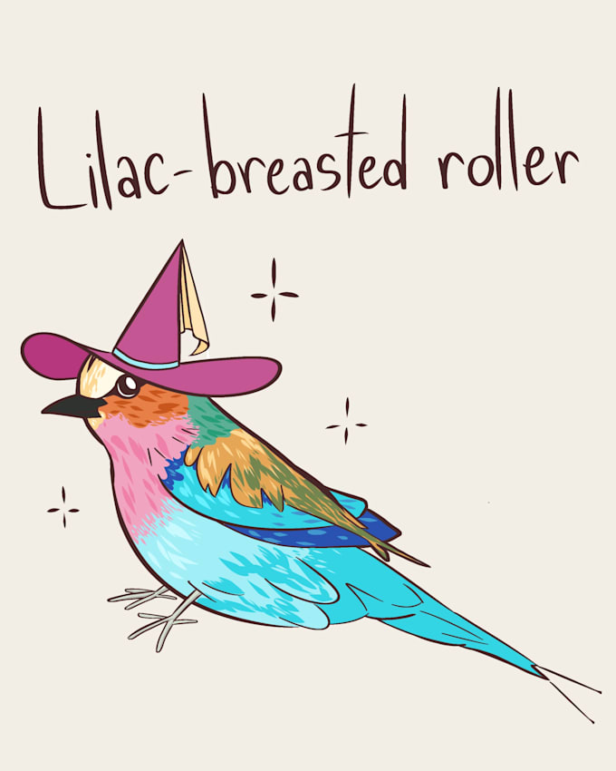 draw you cartoon birds