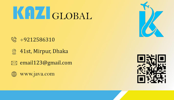 simple professional business card