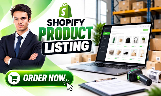 do shopify product upload, shopify listing, and catalog management