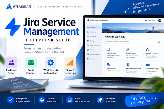 set up and optimize jira service management for your IT helpdesk