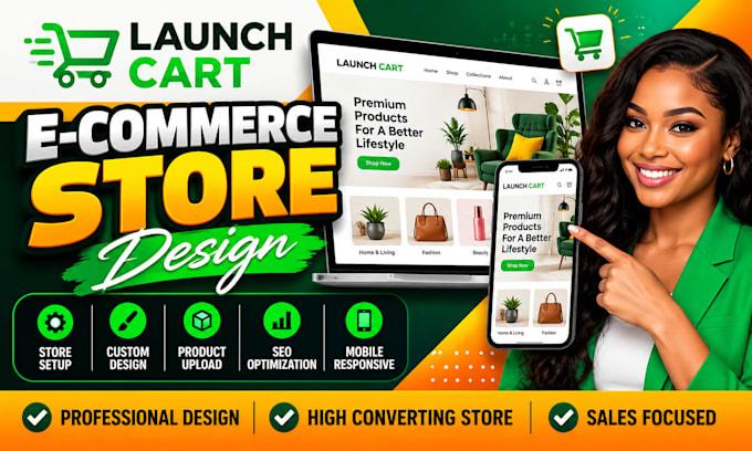 set up and optimize your launch cart store for sales