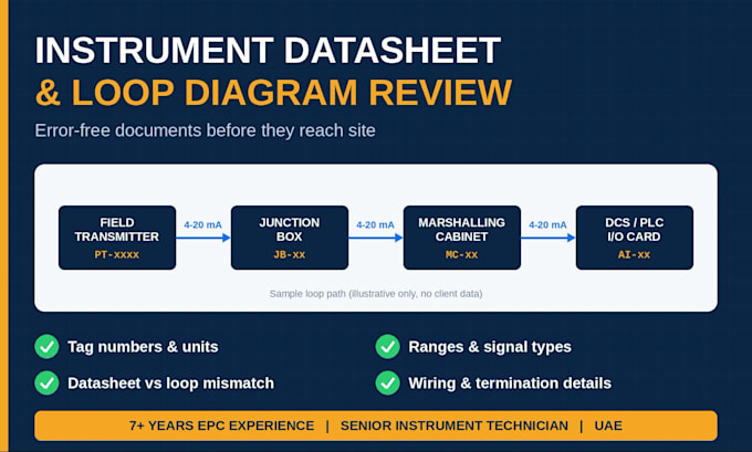 review your instrument datasheet and loop diagrams