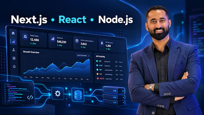 build a scalable next js react web app with node js and typescript