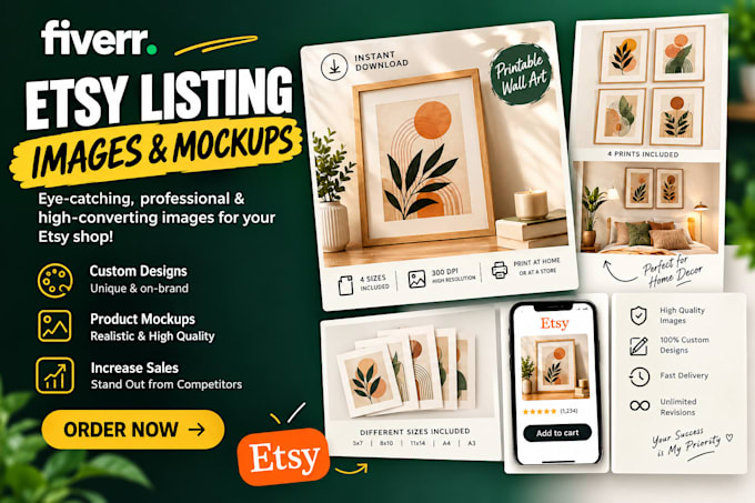 make etsy listing images mockups