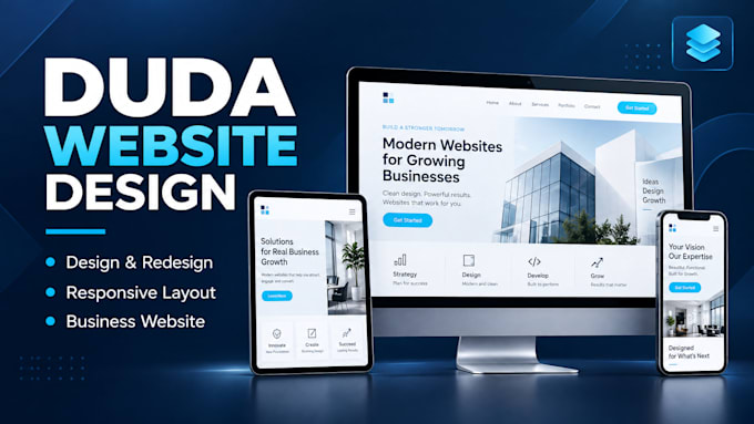 design or redesign your professional duda website