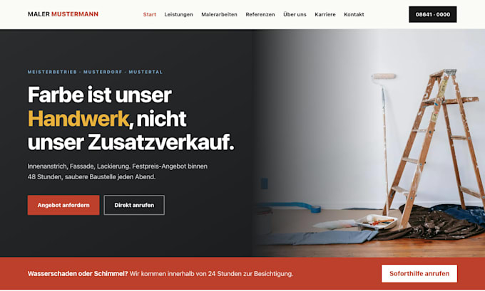 build a fast, custom business website