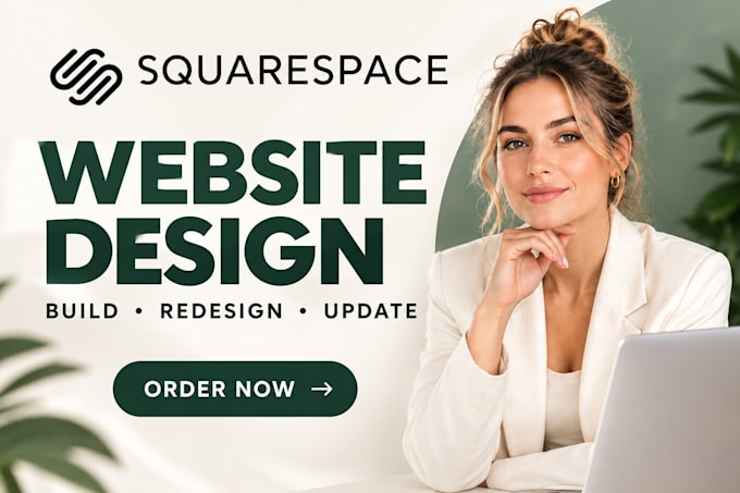 design and build a custom squarespace website