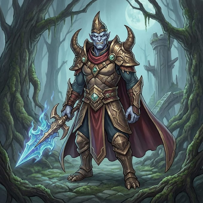 draw your fantasy character, monster, or character
