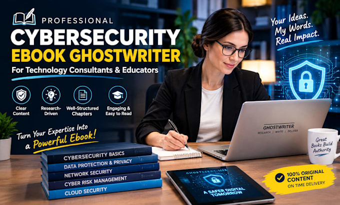 ghostwrite cybersecurity ebooks for technology consultants and educators