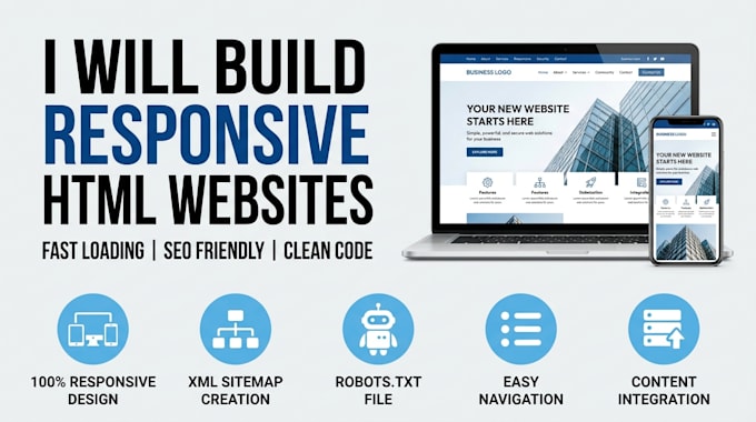 build a static HTML website
