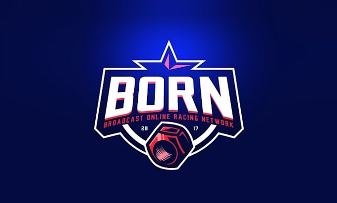 design high quality motorsports game logo