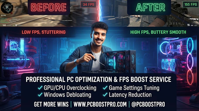 fix PC issues, boost gaming performance, increase fps
