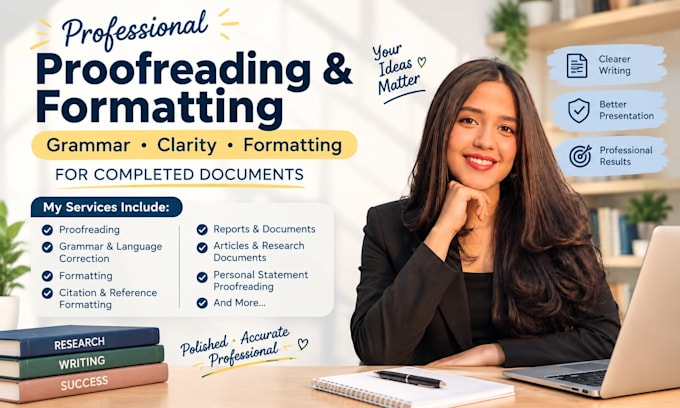 formatting and editing services