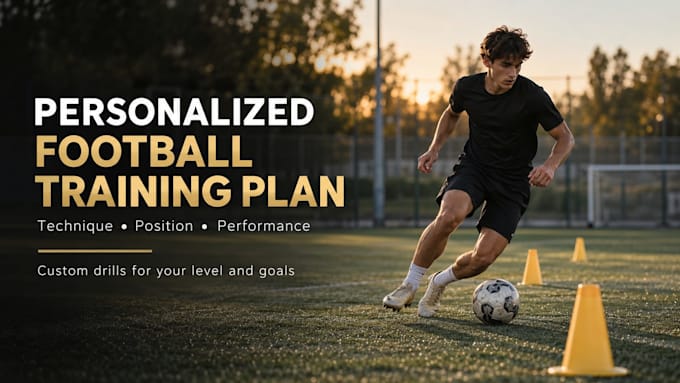create your individual football training plan