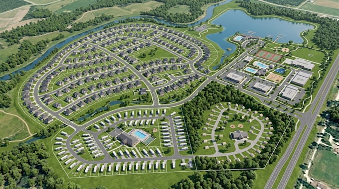 interactive site plan plat map subdivision architectur layout clickable rv park