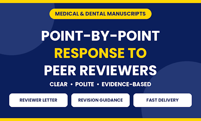 guide and structure a point by point response to peer reviewer comments