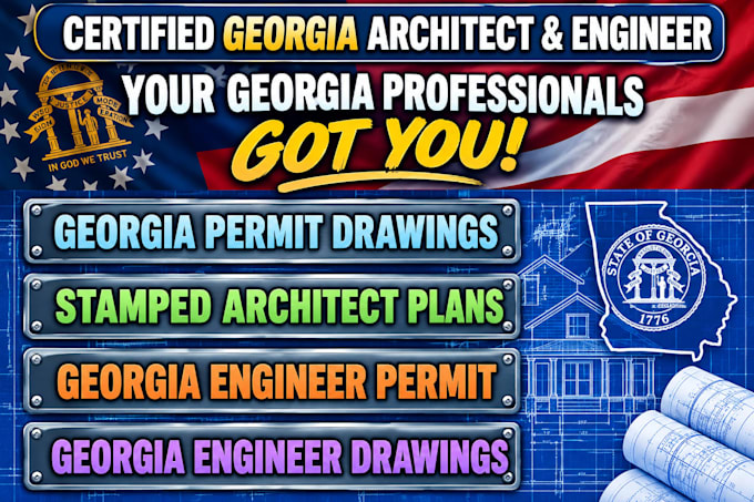 do city permit drawing as georgia architect drawing and structural engineer plan