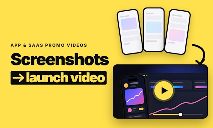 create a saas or app promo video with modern motion graphics