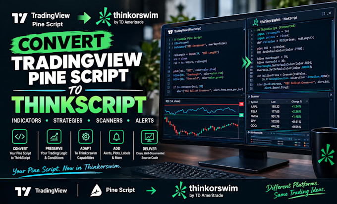 convert tradingview pine script to thinkscript thinkorswim indicator strategy
