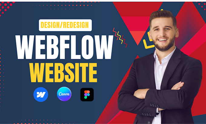 create a modern webflow landing page