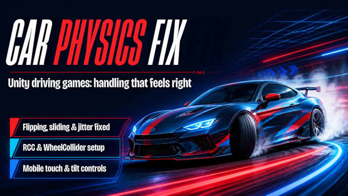 fix car physics and controller bugs in your unity driving game
