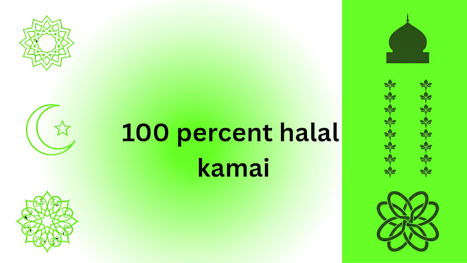 design islamic thumbnail and social posts