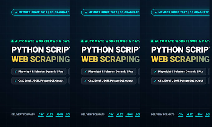 write python script for web scraping and task automation
