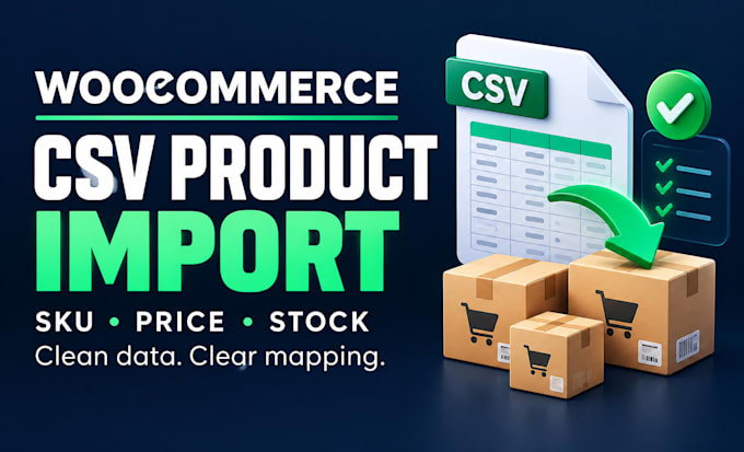 prepare and import supplier CSV products into woocommerce