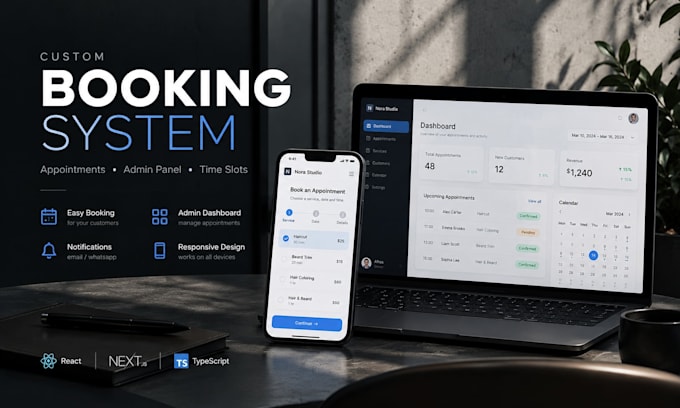 build a custom booking and appointment system for you