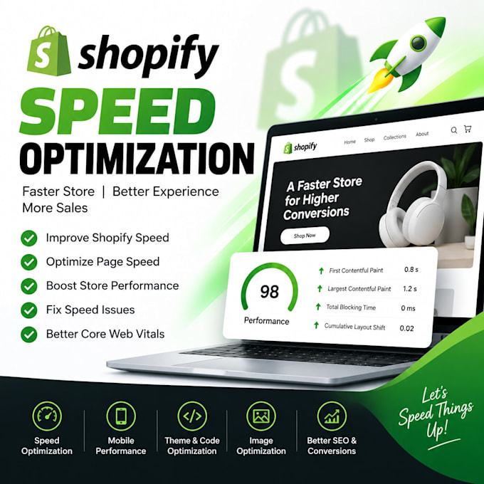 optimize shopify store speed and fix page speed issues