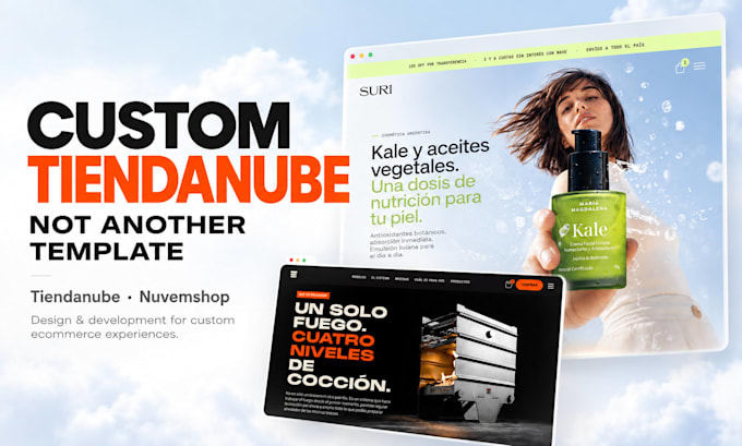 custom design and develop your tiendanube or nuvemshop store