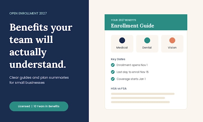 create a clear open enrollment guide for your small business