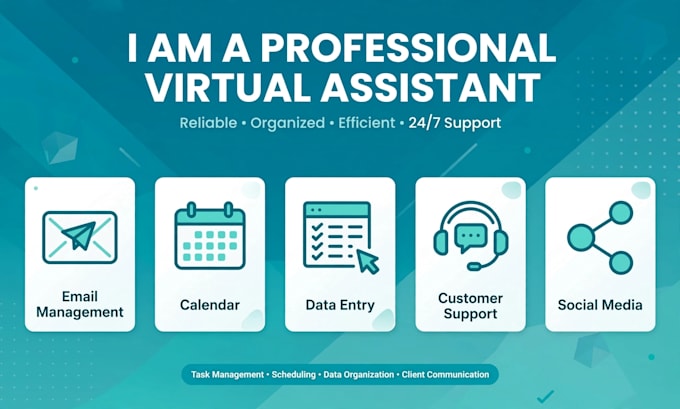 be reliable virtual assistance for data entry