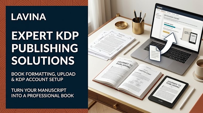 setup format and upload your book professionally on KDP