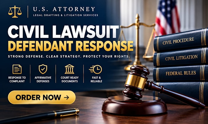 draft a strong defendant response to a civil complaint