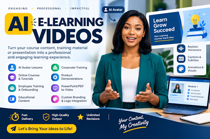 turn your script into an engaging ai e learning video with voiceover