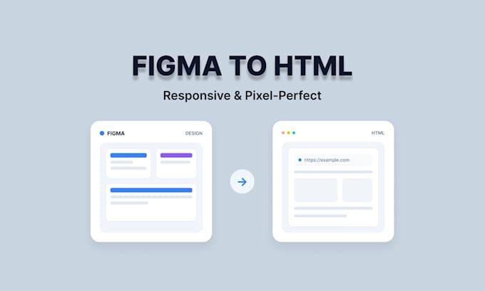 convert your figma into a clean and responsive HTML website