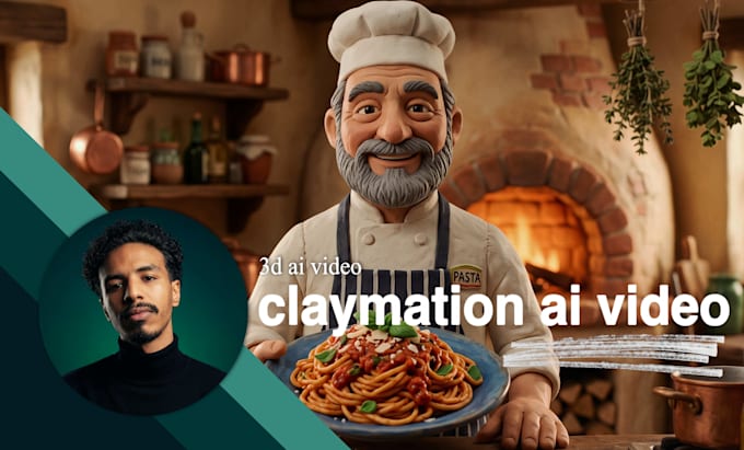 create a 3d ai claymation video