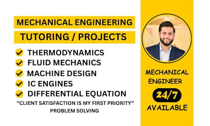 teach mechanical engineering subjects and solve problems