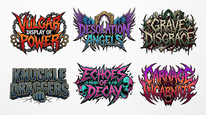 design hardcore, beatdown, metalcore and deathcore logo