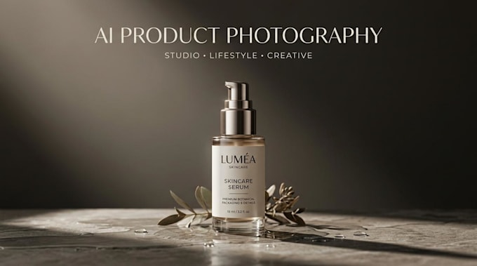 create realistic ai product photography