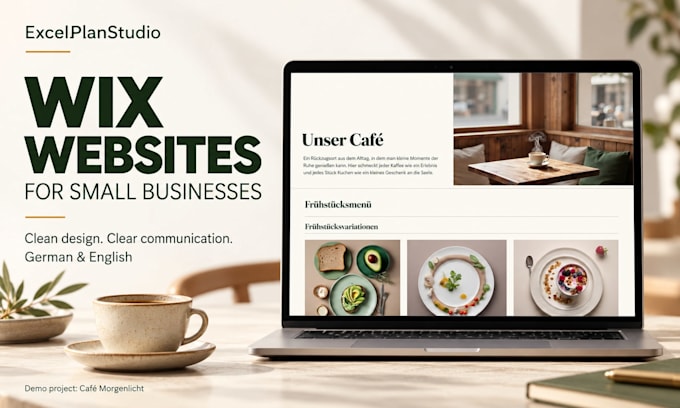 design and build a professional wix website