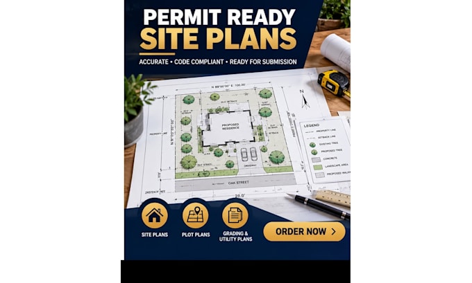 design architectural floor plans for building permit
